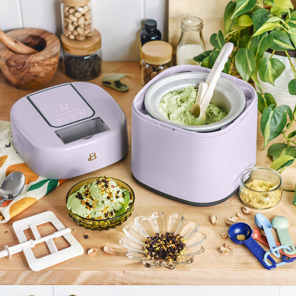 1.5 Qt Ice Cream Maker with Touch Activated Display, Lavender by Drew Barrymore