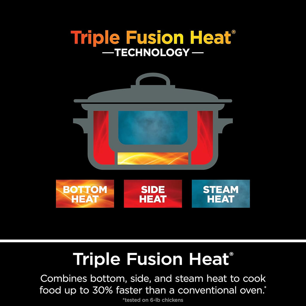 MC1010 Foodi Possiblecooker plus - Sous Vide & Proof 6-In-1 Multi-Cooker, with 8.5 Quarts, Slow Cooker, Dutch Oven & More, Glass Lid & Integrated Spoon, Nonstick, Oven Safe Pot to 500°F, Black