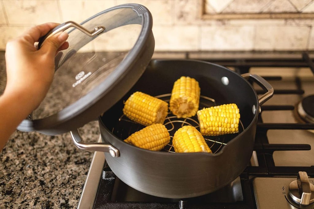 Versatile 3PC Stainless Steel Round Cooling Racks - Perfect for Cooking, Baking, Air Fryers & Canning - 7.5", 9", 10.5" Sizes
