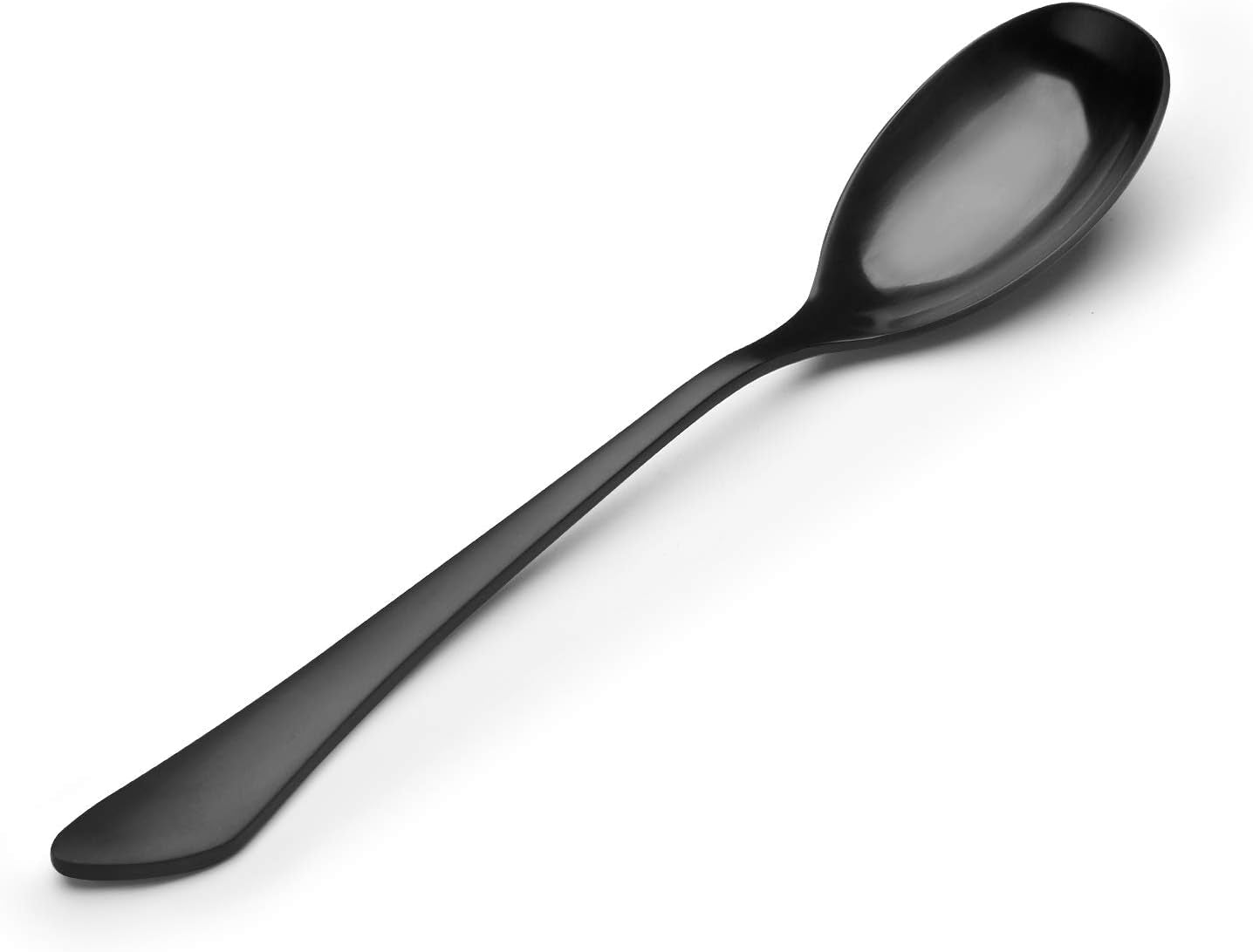 Stylish Matte Black Stainless Steel Flatware Set - 20-Piece Service for 4, Sleek Satin Finish, Dishwasher Safe Dining Essentials for Home & Restaurants