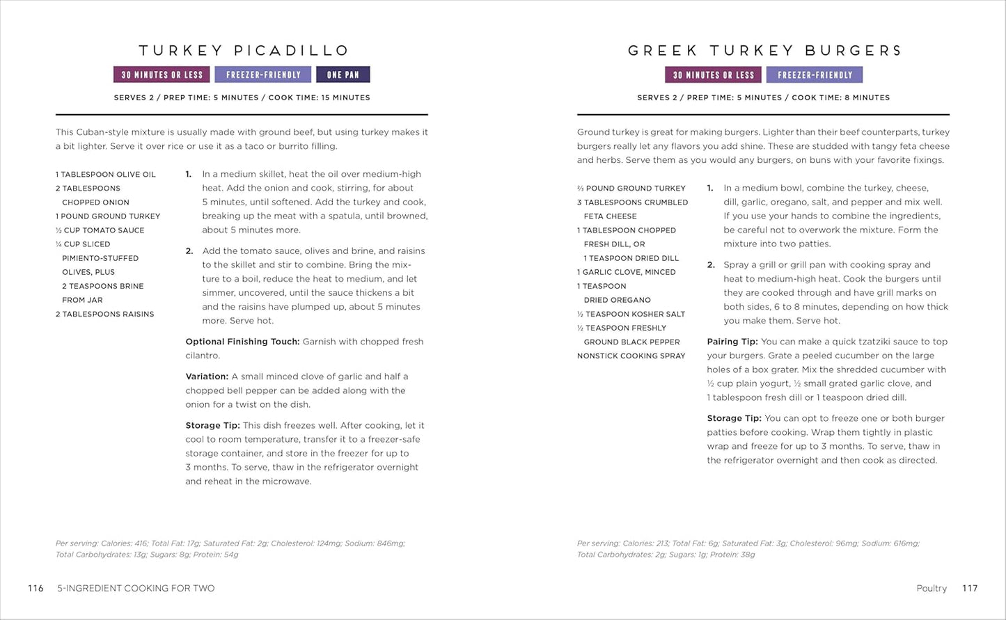 5-Ingredient Cooking for Two: 100+ Recipes Portioned for Pairs