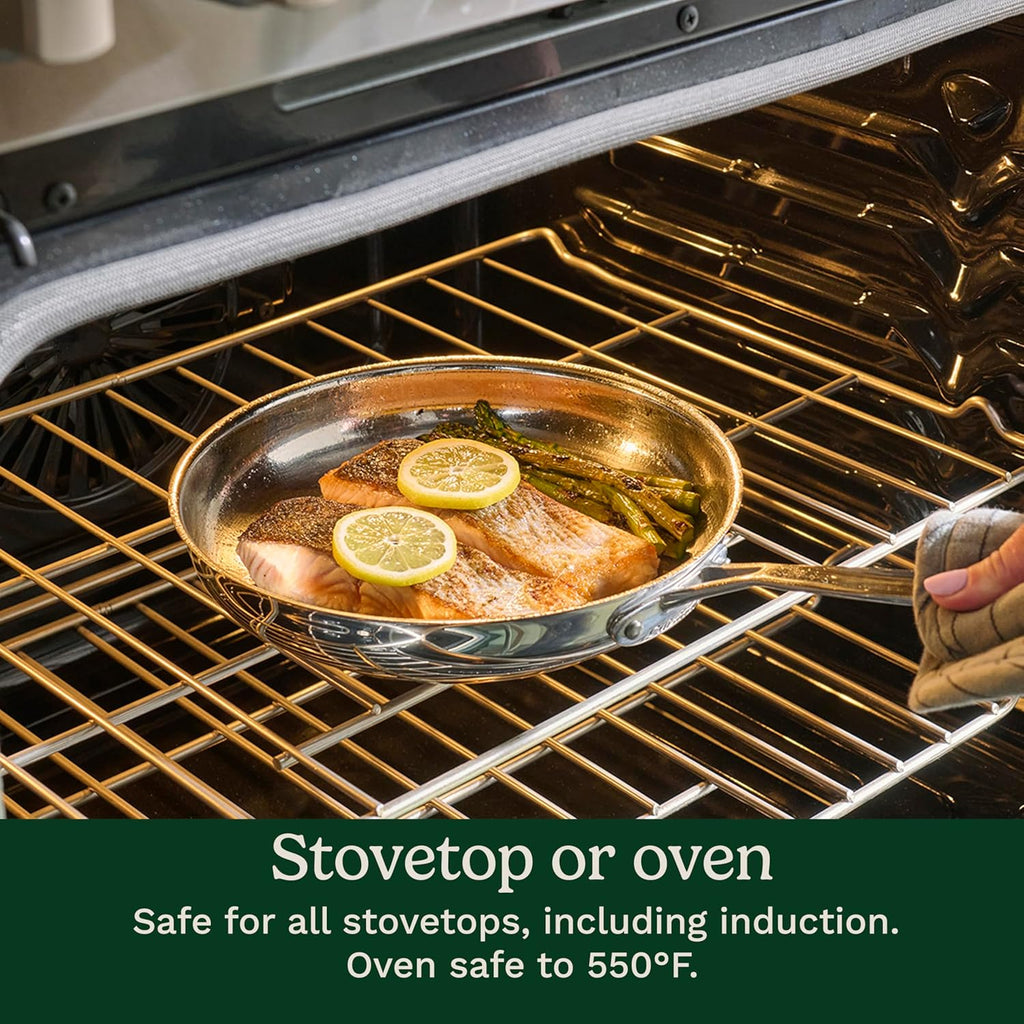 77-11G Stainless Steel 11-Piece Set Chef'S-Classic-Stainless-Cookware-Collection