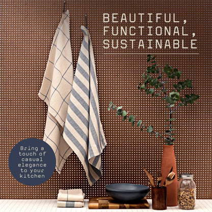 Kitchen Towels and Dish Towels, Perfect for Farmhouse Decor and Housewarming Gifts, 18 X 28 In