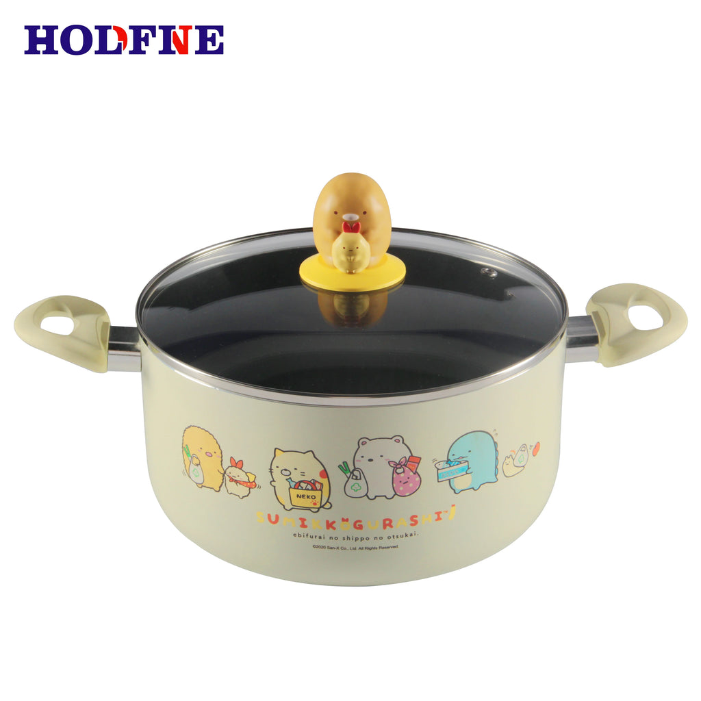 3 PCS Cooking Pots and Pans Kitchenware Set Ceramic Coated Cookware Sets Milk Pan and Lid