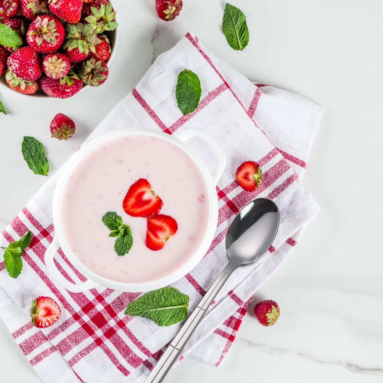 Elegant 40-Piece Stainless Steel Cutlery Set - Complete Flatware Service for 8