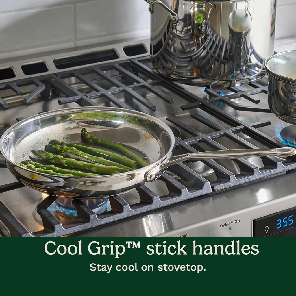 77-11G Stainless Steel 11-Piece Set Chef'S-Classic-Stainless-Cookware-Collection